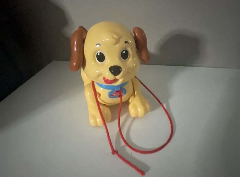 Fisher-Price Brilliant Basics Lil Snoopy Pull Toy Puppy Dog